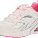 Skechers Womens Tres-air Uno- Terti-airySneaker (Size 5.5, White-Pink)