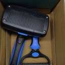 Maxpower Planet Dog Rake and Dog Hair Brush - Gently Removes Loose Undercoat, Mats and Tangled - Deshedding Grooming Tool for Dogs & Cats - Self Cleaning Slicker Brush - All Hair Types (Large)