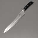Resharpenable Bread Knife, 10 Inch Multifunction Serrated Knife for Homemade Bread, Razor Sharp Sourdough Slicing with Innovative Wavy Edge for Efficient Cutting, Baking & Wedding Gifts (Black)