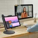 iPad Stand for Desk, Surface Pro Holder, Multi-Angle Adjustable Tablet Stand Holder for 4.7''- 13'' Screen Microsoft Surface Series, iPad Series,Samsung Galaxy Tabs,Amazon Kindle Fire, Etc. (Black)