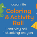 Coloring And Activity Roll Set Of 8