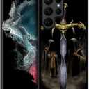 CARLOCA Compatible with Samsung Galaxy S23 Ultra Case,Grim Reaper Sword Samsung Galaxy S23 Ultra Cases Graphic Design Shockproof Anti-Scratch Drop Protection Case