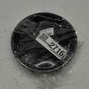 Plant Saucer 8 Inch 2Pack, Plant Trays for Pots Heavy Duty Round Plastic Plant Saucers for Indoors Outdoors, Flower Pot Drip Trays, Plant Water Catcher Tray (Clear black)