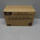 Cereal Container Set, MCIRCO Airtight Food Storage Containers ((4L /135.2oz) Set of 6, Cereal Dispensers with Measuring Tools (Black)