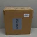 12x12 Picture Frame Set of 9, Display Pictures 8x8 with Mat or 12x12 without Mat, Multi Collage Gallery Square Photo Frames for Wall or Tabletop, Distressed Brown