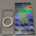 Clear iPhone 17 Pro Case with Stand, Strong Magnetic iPhone 17 Pro Case Compatible with MagSafe, Drop Protection Cases for iPhone 17 Pro Translucent Matte Shockproof Phone Cover 1Pack