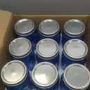 SUT Blue Wide Mouth Mason Jars 32 oz,9 Pack Glass Jars with Airtight lid, Canning jars for Preserving, Jam, Honey, Jelly, Wedding Favors, Sauces, Meal Prep, Overnight Oats, Salad