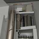 Shark HD430REF (Refurbished) FlexStyle Air Styling & Drying System, Powerful Hair Dryer Brush & Multi-Styler with Auto-Wrap Curlers, Paddle Brush, Oval Brush, Concentrator Attachment, Stone (Compact)