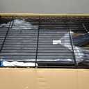Wire Shelving Unit with 600D Oxford Cover, 36" W x 18" D x 72" H, 5-Tier Heavy Duty Rolling Shelf Rack on Wheels for Garage, Basement & Warehouse