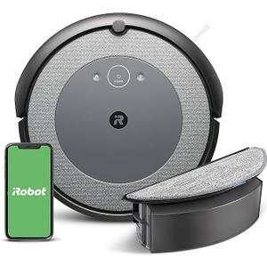 iRobot Roomba Combo i5 Robot Vacuum & Mop - Clean by Room with Smart Mapping, Works with Alexa, Personalized Cleaning Powered OS, Ideal for Pet Hair, Carpet and Hard Floors