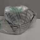KOFULL Golf Ball Metal Range Basket Golfball Container with Handle - Holds Contain 50 Balls