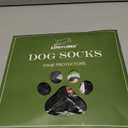 EXPAWLORER Anti Slip Dog Socks to Prevent Licking Paws,Dog Shoes for Cold Winter, Dog Booties for Hardwood Floors, Dog Boots & Paw Protectors with Grippers for  Senior Dogs Black XL