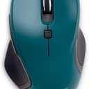Verbatim USB-C Wireless Blue LED Mouse, Teal, 2.4GHz