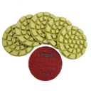 DT-DIATOOL Diamond Floor Polishing Pads Resin Bond Terrazzo Floor Diameter 4 Inch Grit 1500 Pack of 6