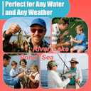 Fishing Advent Calendar 2025 Adult, 24 Days Christmas Countdown Fishing Lures Bait Set with Poppers, Minnows, Crankbaits, Birthday for Men Anglers Fishermen Fathers