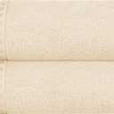 GLAMBURG 100% Cotton 2 Pack Oversized Bath Towel Set 28x55 Inches, Ultra Soft Highly Absorbant Compact Quickdry & Lightweight Large Bath Towels, Ideal for Gym Travel Camp Pool - Ivory