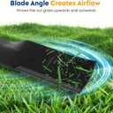 Aeagle M143504 Medium Lift Blades for John Deere 2025R 2027R 2032R 2210 2305 2320 2520 4115 X495 X465 X475 X485 X575 X585 X595 X700 X720 X724 X728 X729 X740 X744 X748 X749 62 inch Deck, 3 Pack (Black)