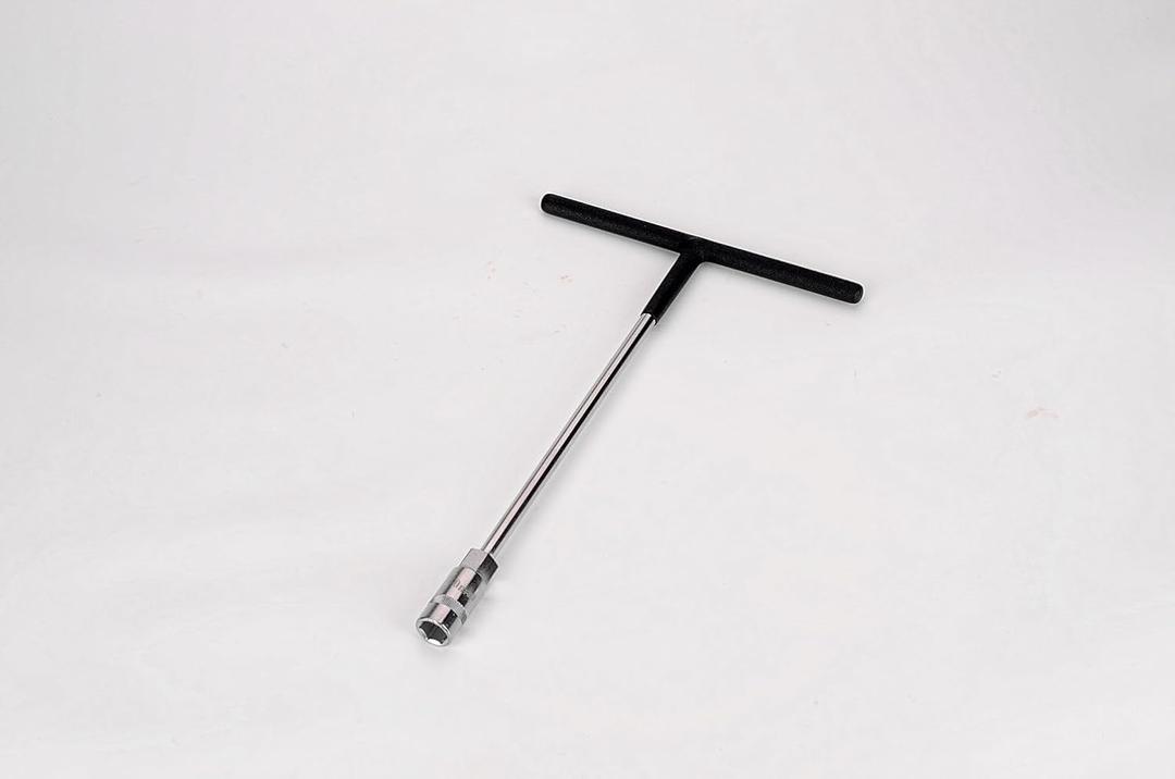 FLZOSPER 10mm T Handle Metric Socket Wrench Rubber Coated, Chrome Vanadium Steel