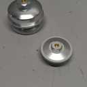 Billet Oil & Fuel Filter Silver 1/8" NPT Port Caps - Compatible with 2003-2007 F-ord Powerstroke Diesel 6.0 F250 F350 F450 F550 6.0L Powerstroke Diesel - Silver (Pack of 2)