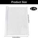 CREATCABIN Clear Desk Mat Transparent Desk Protector PVC Plastic Clear Waterproof Heat Resistant Writing Table Cover Pad with Round Edge for Home Dining Room Kitchen Office Tables 15.83 x 31.97 inch