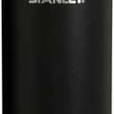 Stanley AeroLight Transit Bottle 20 oz | Locking Drink Through Lid | Leak Resistant Water Bottle or Coffee Travel Mug | Lightweight Insulated Stainless Steel | BPA-Free | Black