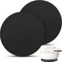 Timgle 2 Pcs 27.25 Inch Non Skid Rubber Furniture Pad Chair Pad for Recliners Anti Slip Furniture Rubber Mat for Recliners for Protecting Hardwood Floor Recliners Swivel Chairs(Round)