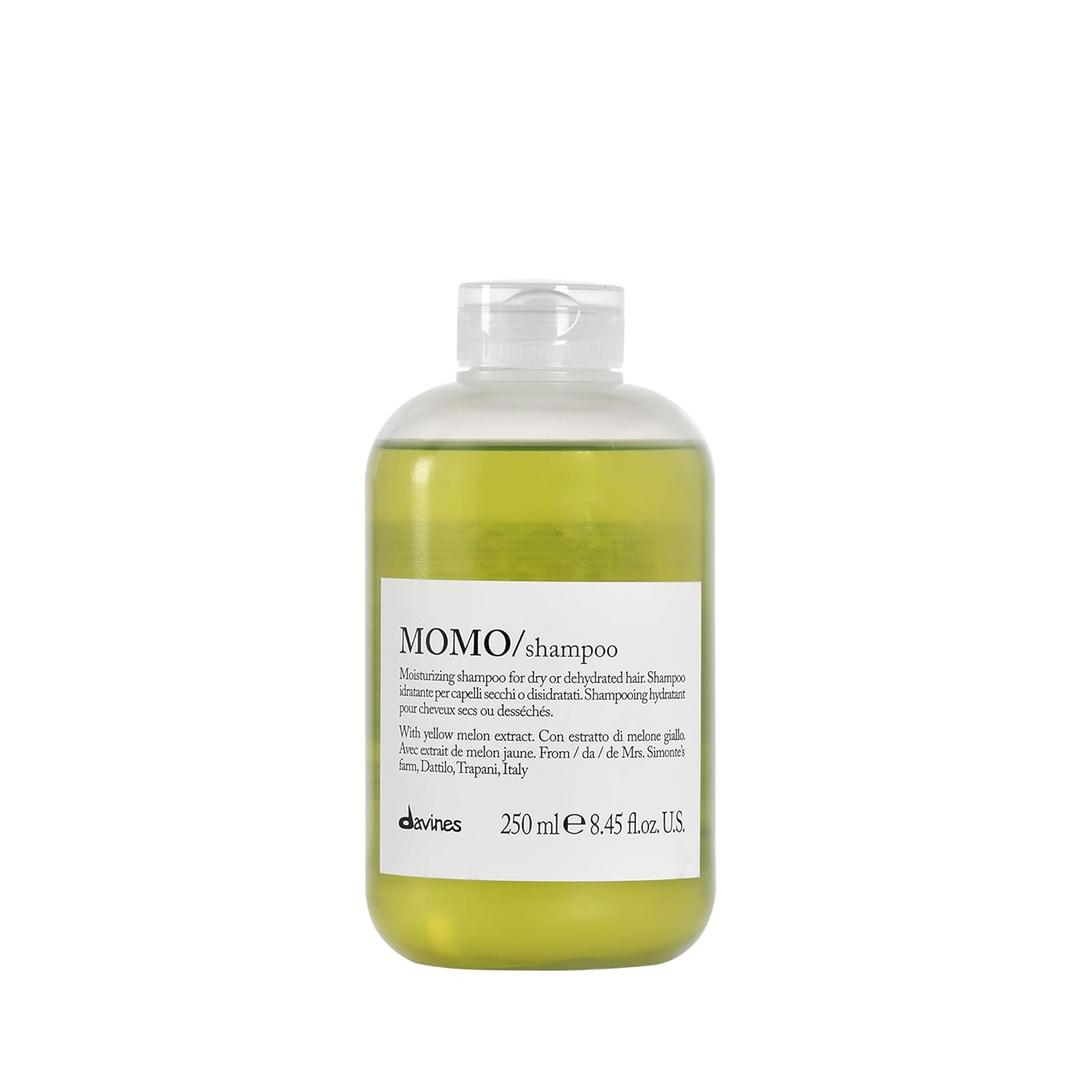 Davines MOMO Moisturizing Shampoo & Conditioner for Dry, Dehydrated Hair, Add Softness & Shine, Detangling Formula