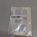 Leviton 3-Gang Decora Plus Screwless Snap-On Wallplate, 80311-ST, Light Almond