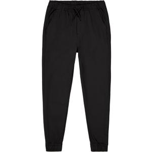 Nautica Boys' Big School Uniform Jogger Pants, Elastic Waistband with Drawstring Closure, Stretch Twill Fabric, Black, 14-16