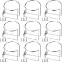 Shimeyao Stainless Steel Boat Ring Cup Drink Holder Wall Mounted Drink Holders Bottle Universal Cup Holders for Boat Marine Yacht Truck Rv Car Trailer Hardware Accessories(9 Pcs)