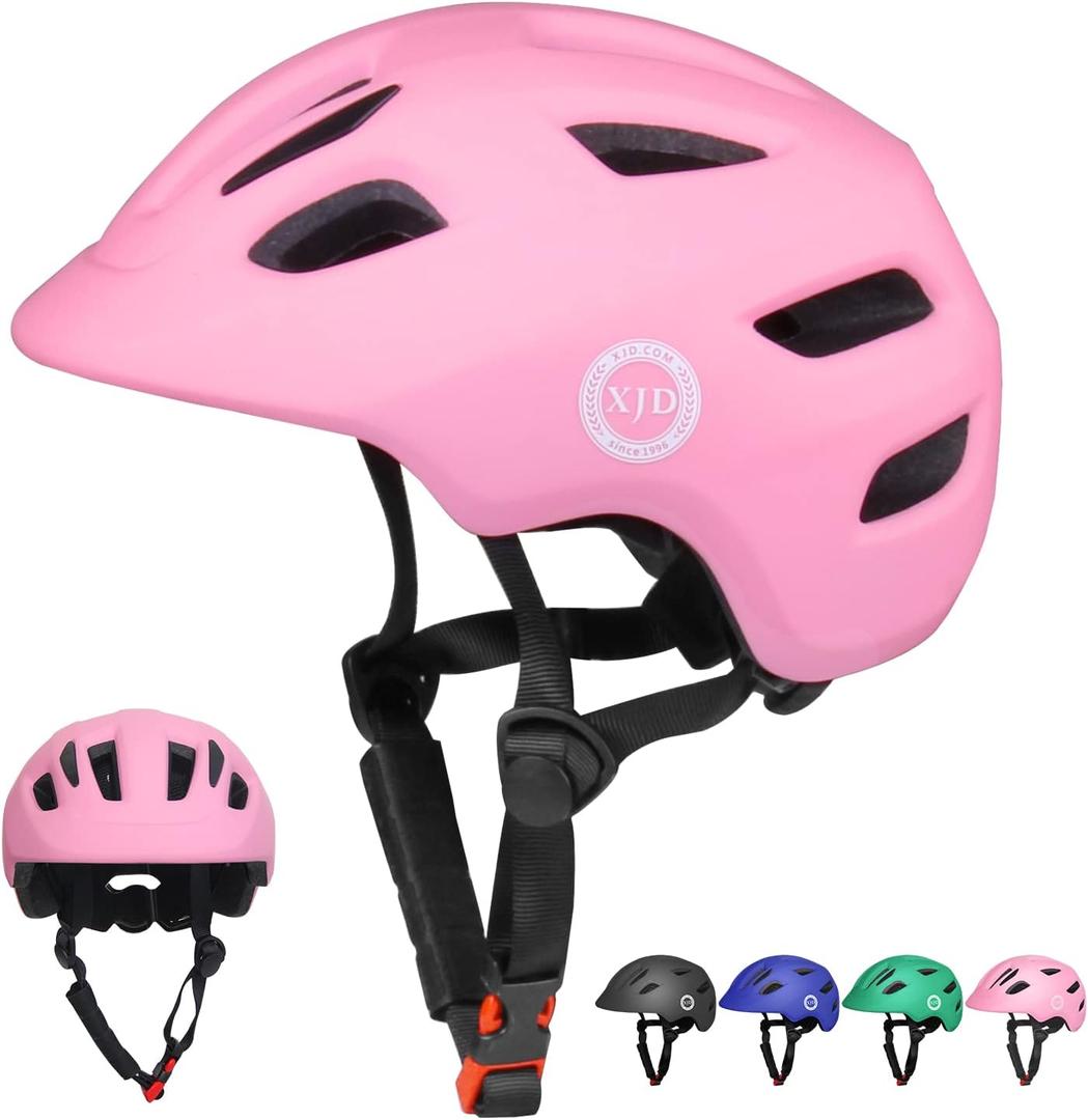 XJD Toddler Helmet Kids Bike Helmet for Infant/Baby Multi-Sport Adjustable Skateboard for Kids Boys Girls Lightweight for Age 1 and Older (Small: 20.47"- 22.05" / 52-56 cm, Pink)