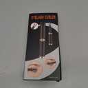 Heated Eyelash Curler, 2-in-1 Clip-Type Design, 3 Temperature Modes, USB Rechargeable Electric Eyelash Curler, Natural Curling 24H Long-Lasting Curl, Gift for Women & Girls, Black CE