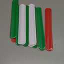 Syhood 48 Pcs Wrapping Paper Roll Holder Holiday Flip Wraps PVC Slap Bands 1 x 9 Inch Stabilizer Slap Bands for Home Storage Organization Gift for Storage Organization Wrapping Tool