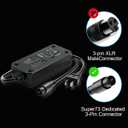 54.6V 3A Fast Battery Charger for Super 73,with 3-Pin Connector for 48V Lithium Battery 110V-120V Power Adapter Compatible for Z/S/R-Series,Z S R Adventure, ZX,RX,S2,Replacement Part etc (3A)