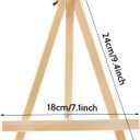 12 Pack 9 Inch Wood Easels, Easel Stand for Painting Canvases, Tripod, Kids Student Tabletop Easels for Painting, Art Craft Painting Easel Stand for Artist Adults Students