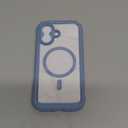 Miracase for iPhone 17 Case 6.3'', Full-Body Military Grade Drop Protection Outdoor Phone case with Built-in Glass Screen &Camera Control,Easy Installation,No Gap,Compatible with MagSafe,Light Blue