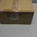 24.8 Inch Black Battery Operated Wall Sconces Set of 2, Rechargeable Wireless Wall Lights with Remote & White Fabric Shade, Indoor Not Hardwired Dimmable Wall Lamps for Bedroom, 2 Bulbs Included