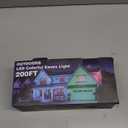 Permanent Outdoor Lights,200FT RGB Eave Light,IP67 Waterproof Lighting for House,Smart LED with App/Remote Control for Outdoor Decor,Garden Decor,Party,Holiday