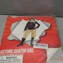 Morph Amelia Earhart Costume for Girls, Pilot Costume For Kids, Girl Aviator Costumes Historical Halloween Costumes For Girls (Medium)