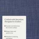 Chilewich Mini Basketweave Placemats in Indigo - Set of 4 - Easy Care Woven Tabletop Textiles - Indoor/Outdoor - 19" x 14" Rectangle
