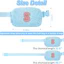 3 x Uygafly Belt Bag with Initials,Fanny Packs Crossbody Bags for Women Girls Kids,Birthday Graduation Gifts for 5 6 7 8 9 10 11 12 13 14 15 16 Year Old Girl,Trendy Cute Purse Stuff - S,Blue