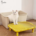 lzdjhyke3 Cat Litter Ramp Washable, White