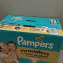 Pampers Swaddlers Diapers, Size 3 (13-26 lbs), 136 Count, Absorbent, Keeps Baby Dry and Comfortable, Skin Safe Disposable Baby Diaper