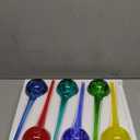 Automatic Plant Watering Globes Self Watering Planter Inserts (Set of 6) | Hands Free Multicolor Glass Bulbs | Planter Spikes to Support Indoor & Outdoor Plant Health (350ml)