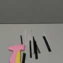 Stitch Gun for Clothes - Handheld Stitch Gun Quick Clothing Fixer - Tagging Gun - Includes 6 Needle, 1000 Black Fasteners & 1000 White Fasteners (Pink/Yellow)