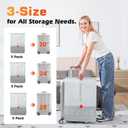 ETENWOLF 15 Pack Reusable Vacuum Seal Bags for Travel with Rechargeable Air Pump,Vacuum Compression Packing Seal for Clothes, Blankets, Seasonal Storage,Carry-On Space Saver Bags in 3 Sizes