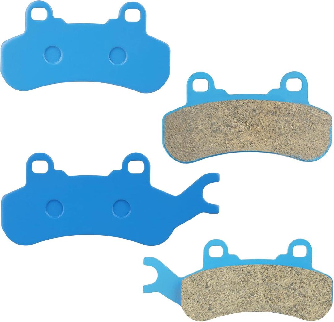 Youxmoto Ceramic Brake Pads Fit for CAN-AM Maverick Trail 800 1000 1000R X3, Front and Rear Brake Pads for Maverick Turbo/Traxter HD8 T HD5 HD10 Max, for Defender 500cc - 2017-2021, 2 sets