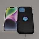 Phone Case for iPhone 14 6.1 Case Defender, Heavy Duty Full-Body Protection, 3 Layers of Sturdy, Anti-Drop Silicone Phone Cover(Black)