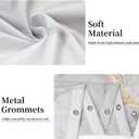 Grey Shower Curtain, Ombre Light Grey Marble Shower Curtain Set Modern Aesthetic Gray Ink Texture Waterproof Bathroom Curtain with Hooks, 60x72 Inch