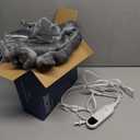 Bedsure Heated Blanket Throw Blanket - Fast Heating Electric Blanket, Soft Flannel Heated Throw with 4 Time Settings, 6 Heating Settings, Warm Gifts for Grandma & Grandpa & Seniors (50"x60", Grey)